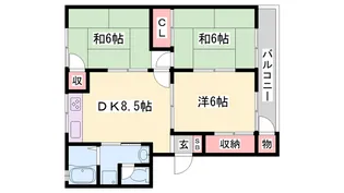 サンパレス小野【3階】の間取り
