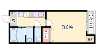 Kパラッツォ西明石【202号室】の間取り