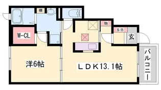 アルカディア【103号室】の間取り