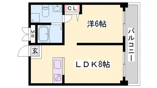 SENSE神戸西【403号室】の間取り