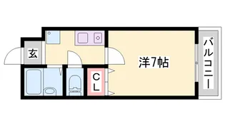 ポコアポコ明石本町アネックス【202号室】の間取り