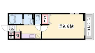 グリーン・ローズ【101号室】の間取り
