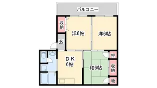 フレマリール高苗代【1階】の間取り