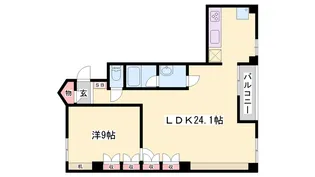カサベラ大蔵谷【6階】の間取り