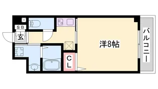 ブルーム土山【403号室】の間取り