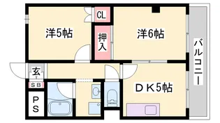 第2ロイヤルメゾンアドニス【104号室】の間取り