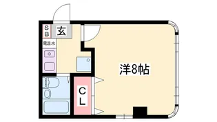 三宝第二ビル【2A号室】の間取り