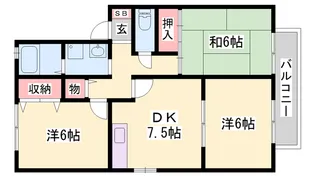 エトワールⅡ【2階】の間取り