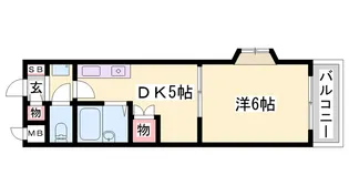五兵衛ビル【3階】の間取り