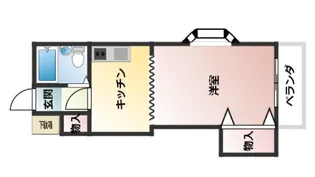 シャトーK【201号室】の間取り
