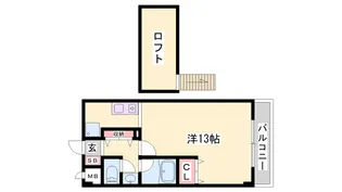 モンサンルージュ【308号室】の間取り