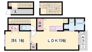 サンヒルズ・ラフォーレⅡ【302号室】の間取り
