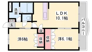 ロイヤルヒルズ青山【4階】の間取り