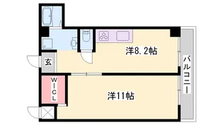五反ビル【302号室】の間取り