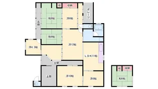 兵庫県姫路市西中島【一戸建】の間取り