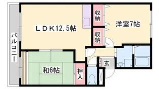 レジデンスコート東山【3階】の間取り