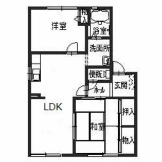フォーレス御立東【2階】の間取り