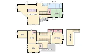 兵庫県姫路市香寺町須加院【一戸建】の間取り