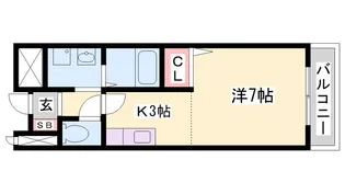 リバーサイドヴィレッジ【2階】の間取り