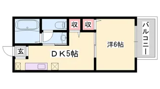 ラポール弐番館【103号室】の間取り