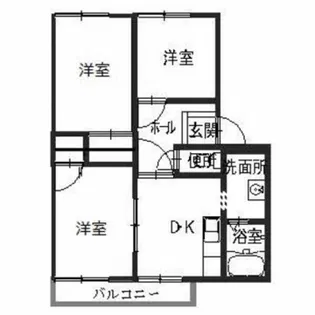ベル友沢【2階】の間取り