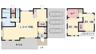 兵庫県神戸市西区岩岡町岩岡【一戸建】の間取り