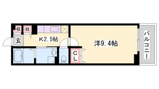アウローラ市川【1階】の間取り