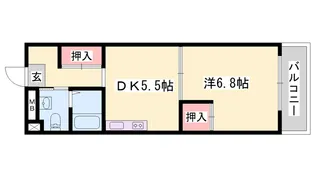 セルジュYS姫路【302号室】の間取り