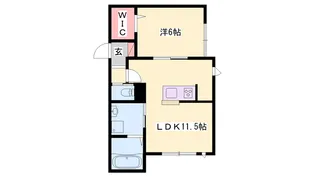 プリマベーラ【1階】の間取り
