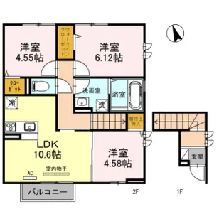 蔵(B棟) B棟【2階】の間取り