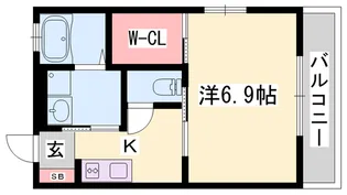 シャーメゾンTao【2階】の間取り