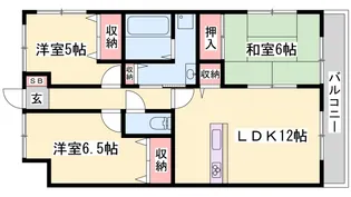 3LDKの間取り画像