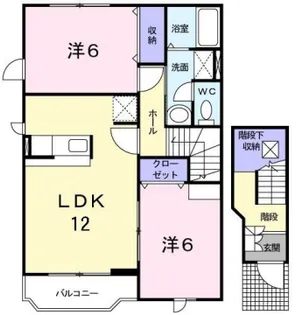 メゾンリジェール【B202号室】の間取り