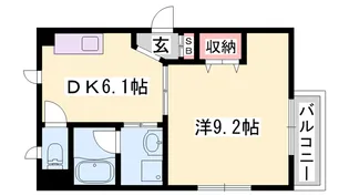 アビックス英賀保駅前【3階】の間取り