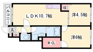 リコルド・サンレモ【1階】の間取り