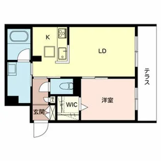 シャーメゾン姫路W【203号室】の間取り