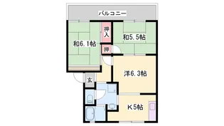 中津ハイツ【A102号室】の間取り