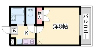 レオパレスAvenue壱番館【107号室】の間取り