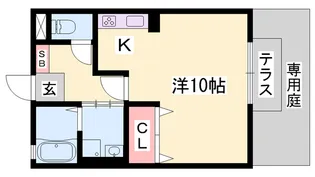 メゾン ルエ西蒲田【1階】の間取り