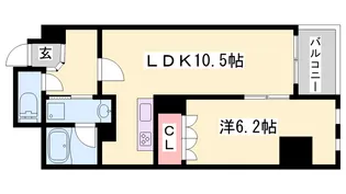 リアライズ呉服町【8階】の間取り