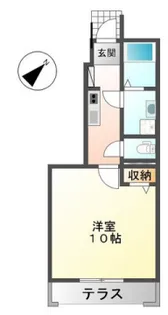 アンベリール【1階】の間取り