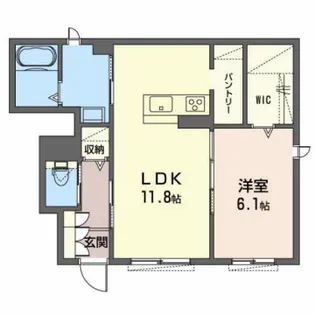 加西市北条町(シャーメゾン 北条)【1階】の間取り