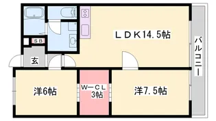 サンコミュニティ【1階】の間取り