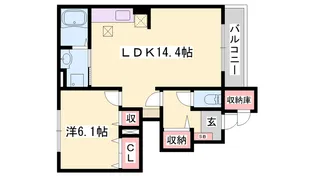 ライツ壱番館【102号室】の間取り