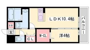 ロータス長町 B棟【2階】の間取り