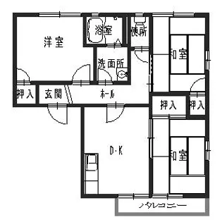セファミ小野A・B【2階】の間取り