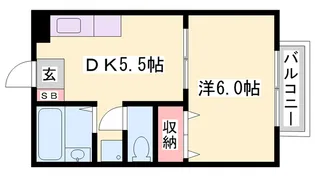 アプリコットK【1階】の間取り
