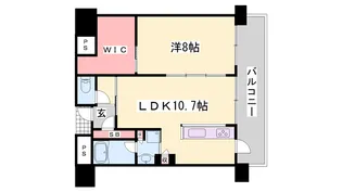 姫路ザ・レジデンス【12階】の間取り
