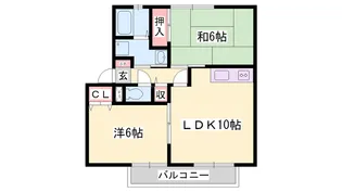 グランパルク福島【101号室】の間取り