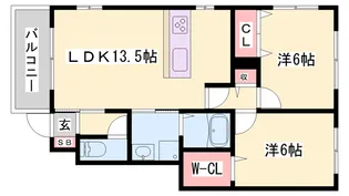 コンフォート大島Ⅳ【1階】の間取り